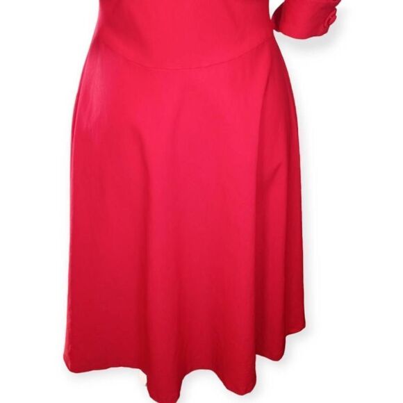 Miusol Red Women's Dress - Picture 4 of 10